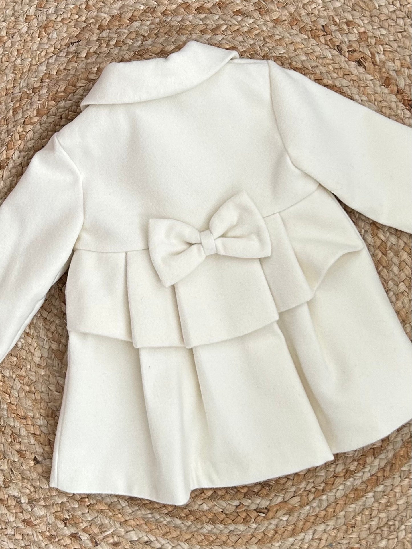 ELODIE traditional baby toddler girls spanish style formal knee length coat