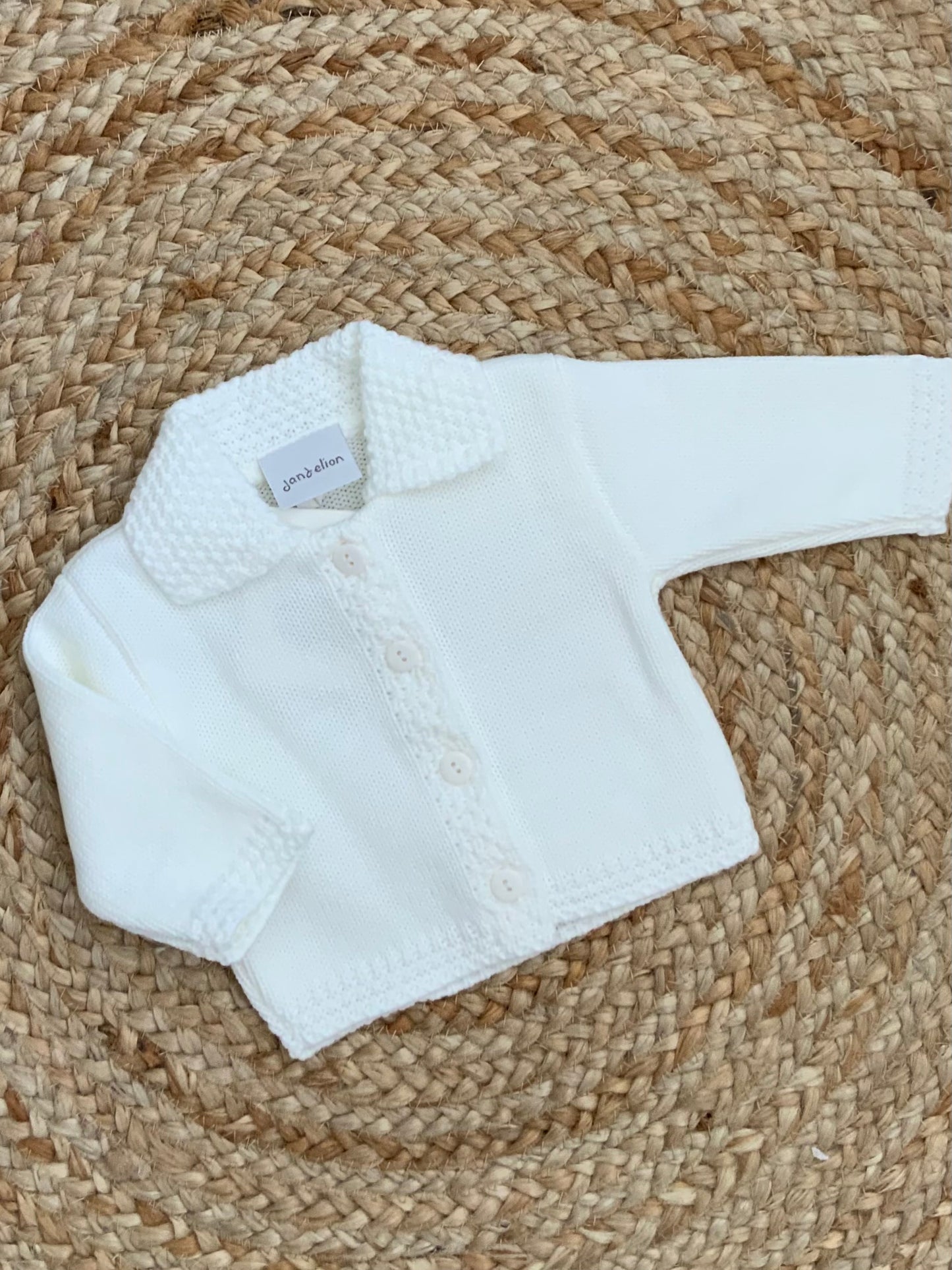 RIPLEY babies knitted coat cardigan boys girls blue pink white beige