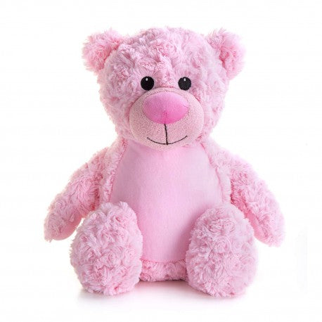 KEEPSAKE embroided teddy bear rosebud swirl pattern
