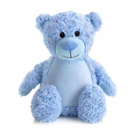 KEEPSAKE embroided teddy bear rosebud swirl pattern