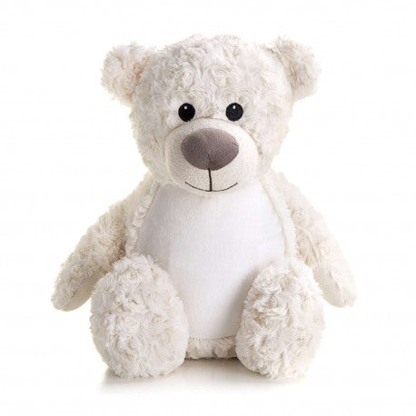 KEEPSAKE embroided teddy bear rosebud swirl pattern