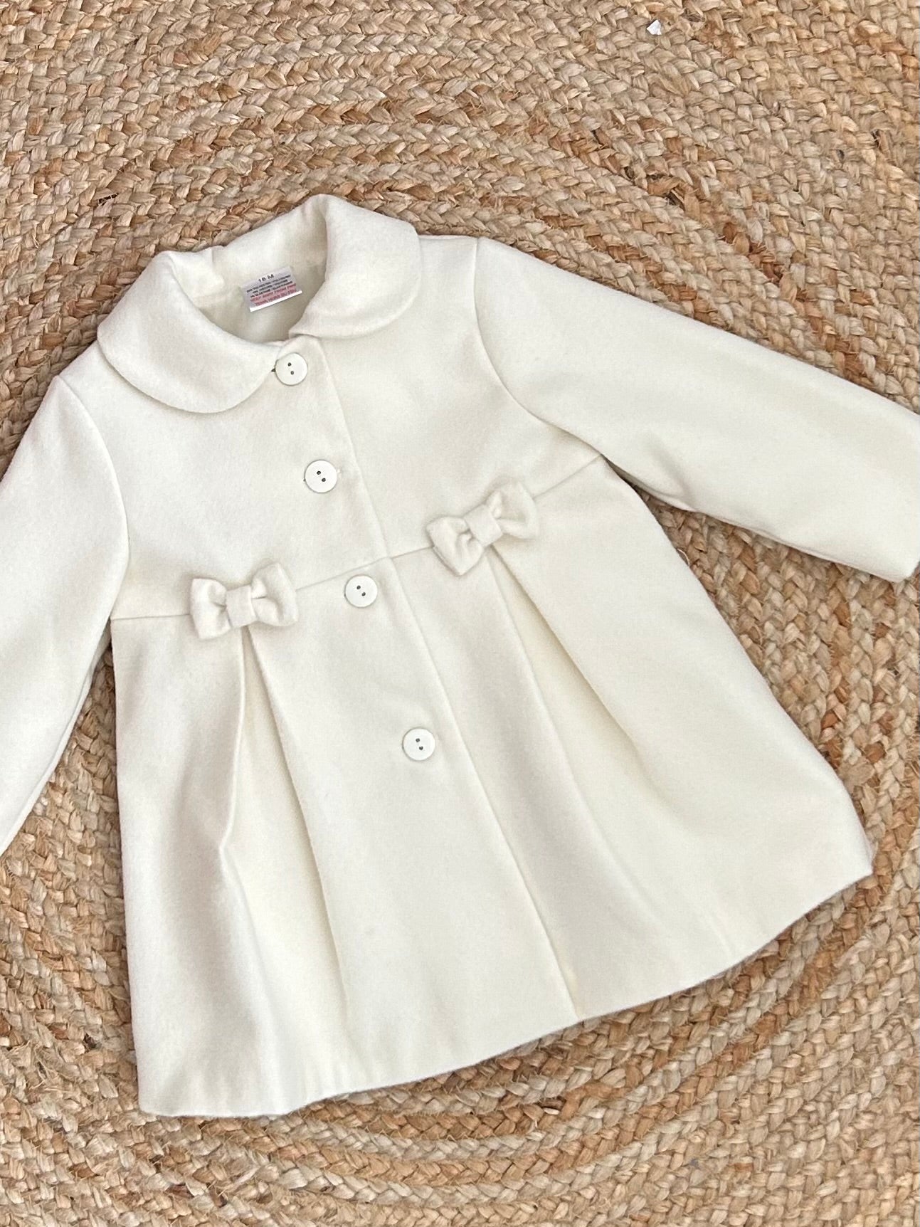 ELODIE traditional baby toddler girls spanish style formal knee length coat